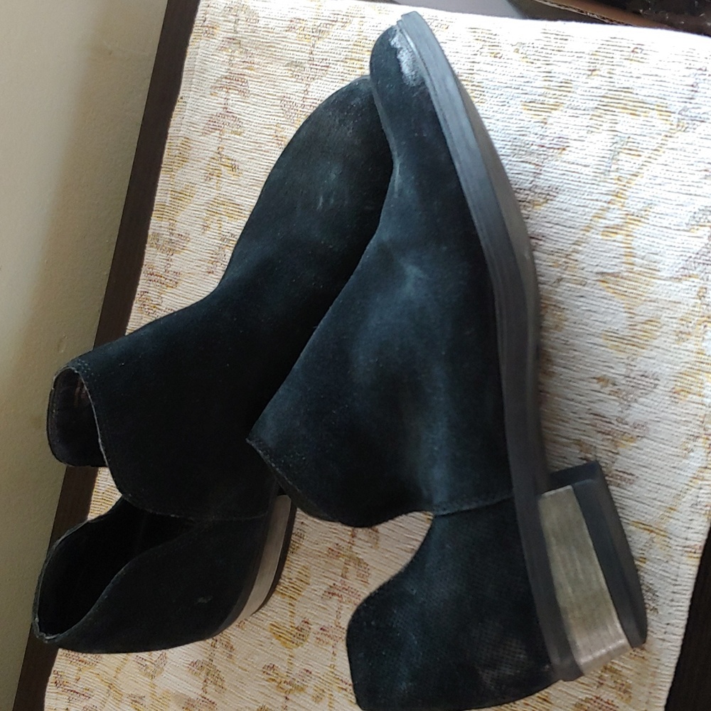Crevo Suede Distressed Look Slip-on Ankle Boots in size 9